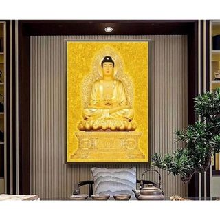 Tranh đính đá Đức Phật LV551 (50x70cm) - chưa đính đá