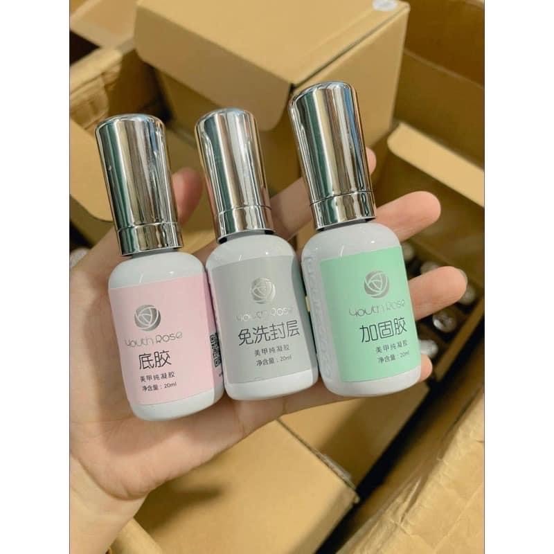 Base-Top-Cứng móng Hoa Hồng Loại mới 20ml