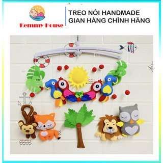 (MAY TAY THỦ CÔNG ) Mẫu treo nôi chim thú vui nhộn handmade