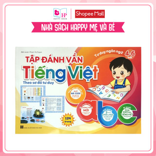 Sách - Tập đánh vần tiếng Việt theo sơ đồ tư duy cho bé 4-6 Tuổi