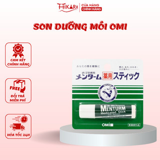 QUÀ TẶNG Son dưỡng môi OMI Brotherhood Menturm Medicated Lip Balm Stick
