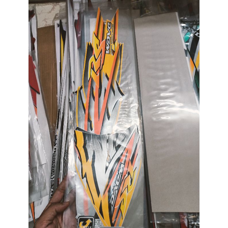 Bộ tem Wave RS 100 màu vàng đời 2006 cao cấp