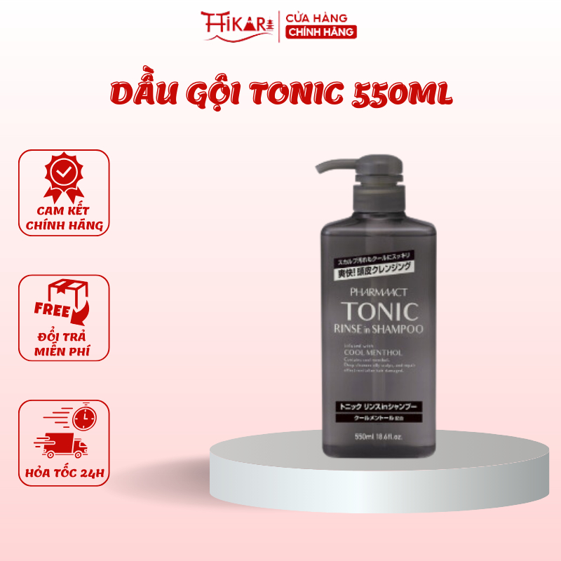 Dầu gội Kumano Tonic Rinse In Shampoo dành cho nam giới 550ml