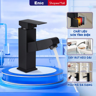 Vòi chậu rửa Lavabo nóng lạnh Enic - Đa dạng mẫu mã, chất liệu bền bỉ, cần gạt mượt mà, van gốm kiểm soát nhiệt độ tốt