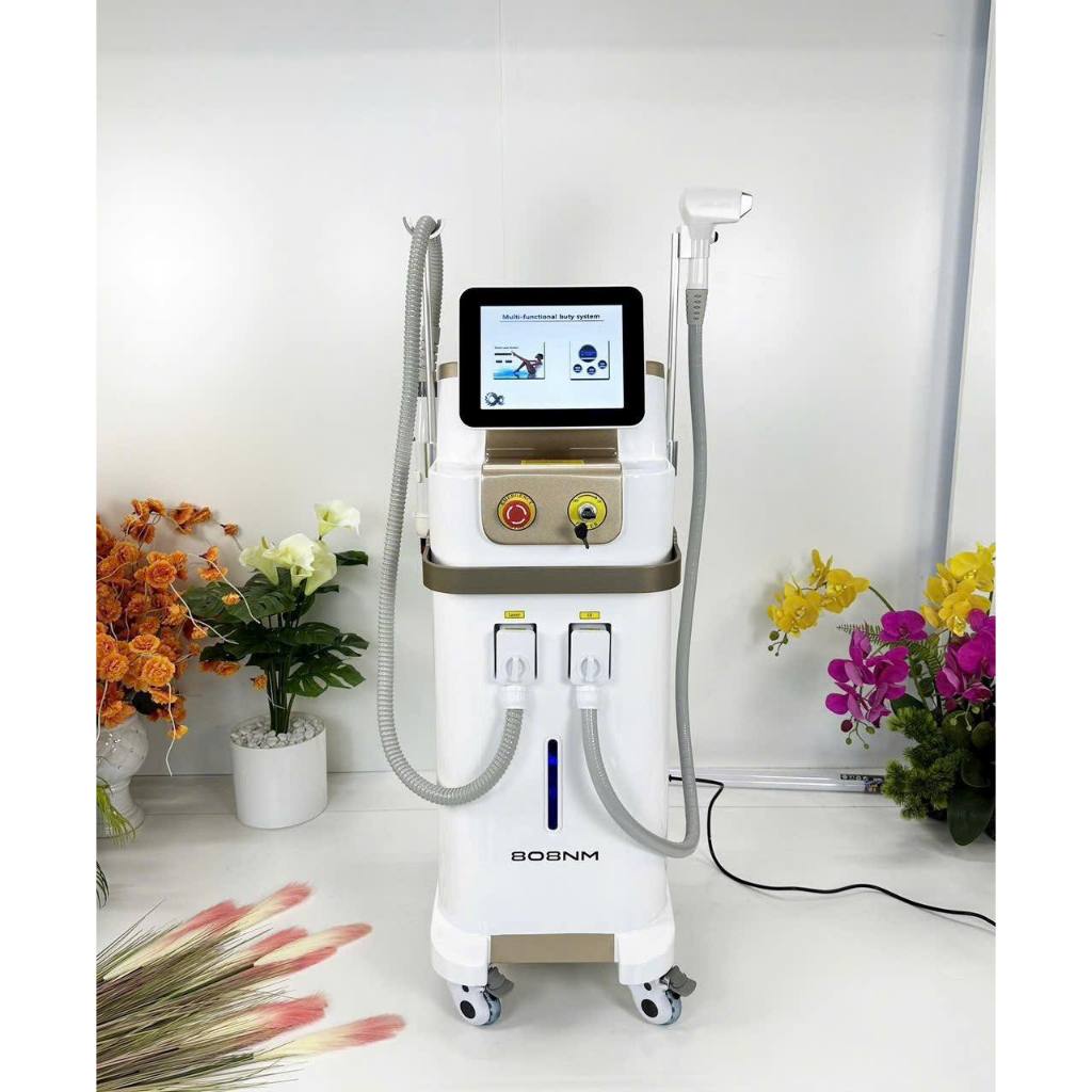 [Bảo Hành 18 tháng] MÁY TRIỆT LÔNG DIODE LASER KOREA 808 2IN1 | TRIỆT LÔNG DIODE LASER KOREA 808 2IN1 DÙNG TRONG SPA