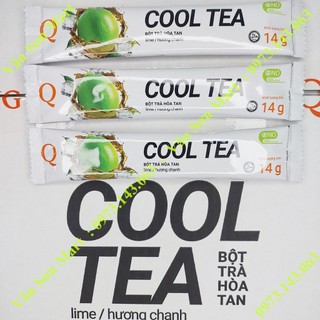 03 gói nhỏ 14g trà chanh trần quang - cool tea lemon flavor