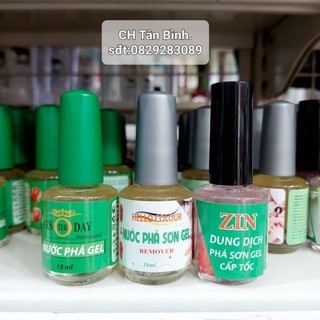 Dung dịch phá gel không cần ủ - siêu nhanh - siêu sạch / sẵn 3 hãng Oyesterday / Hello Color / Zin