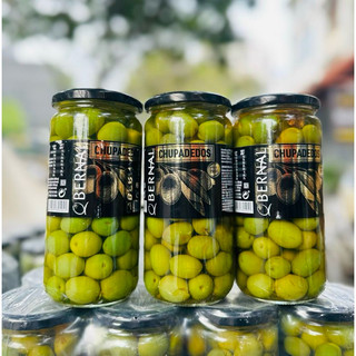 OLIU XANH NGUYÊN HẠT BERNAL CHUPADEDOS LỌ 685G/ QUẢ OLIU XANH