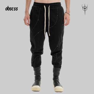 Quần jogger chỉ trắng Obsess brand WHITE THEARD JOGGER
