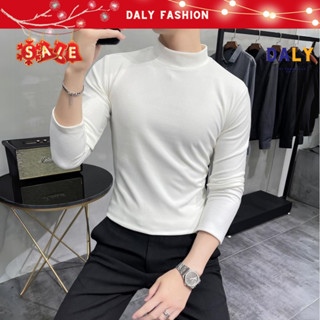 [HOT TREND] Áo giữ nhiệt nam dài tay DaLy, áo thu đông cho nam cổ 3 phân lót bông mỏng