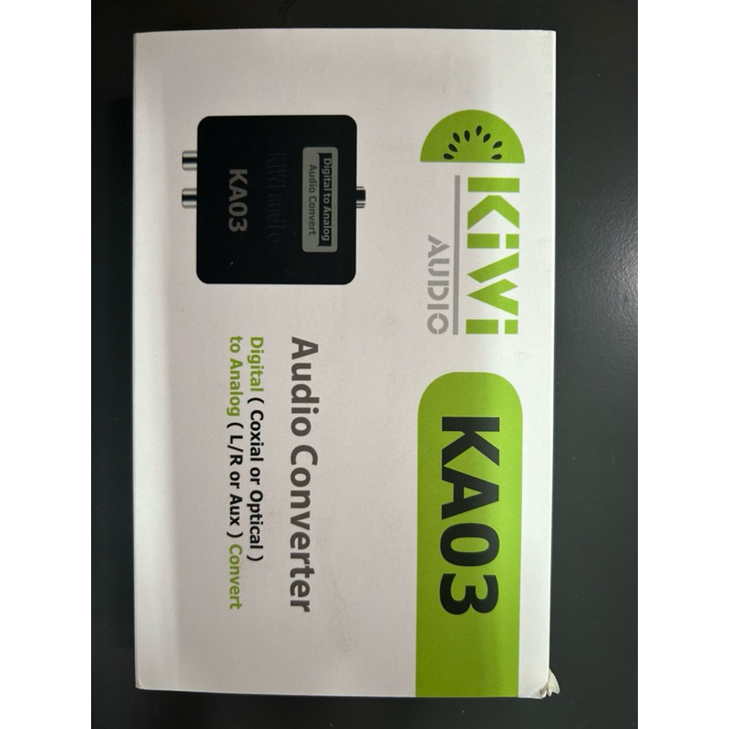 Kiwi KA-03 Bộ chuyển âm thanh TV 4K quang optical sang audio AV ra amply (KHOAI TO) + Cáp optical