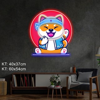 Đèn Led Neon In hình UV Decor trang trí Phòng Ngủ Góc chơi game, Phòng khách nhiều mẫu đẹp [ Tặng nguồn + miếng dán ]