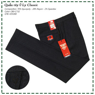 Quần Tây Nam Công Sở 0 ly Classic Vĩnh Tiến 439 - C732