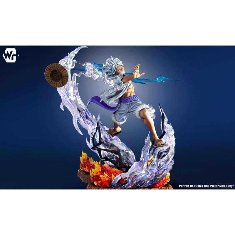 Mô hình One piece Resin cao cấp - Luffy Nika - Gear 5 - Chính hãng WH studio