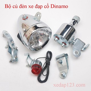 Bộ củ đèn xe đạp Phượng Hoàng cổ Dinamo PH12V