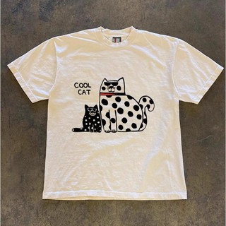 Áo Phông Thể Thao Nam Nữ COOL CAT Mèo Đốm Dễ Thương Phong Cách Trẻ Trung, Chất Vải Cotton Khô Mềm Mịn Thoáng Mát