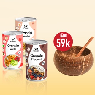 [COMBO 3 HŨ KÈM QUÀ] Ngũ Cốc Ăn Kiêng Granola Mix Sữa Chua Sấy Khô Befresco 300g