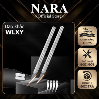 Dao cắt bột nail inox Tặng kèm 5 lưỡi dao thay thế - Dao cắt bột tạo from