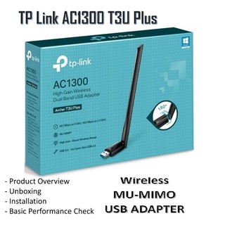 Usb wifi băng tần kép tp-link archer t3u - tp-link archer t3u plus hàng chính hãng