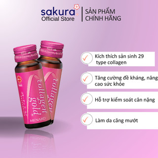 Nước Uống Collagen Gold Menard Nhật Bản(10 Chai x 30ml) - Sakura Store Official