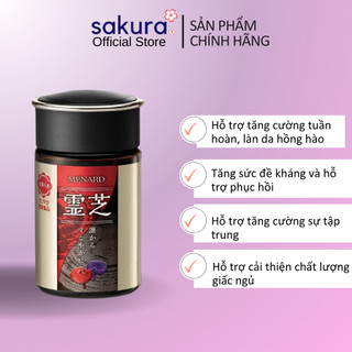 Viên Uống Linh Chi Đen & Đỏ Cô Đặc Menard Reishi 100 Viên - Sakura Store Official