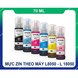 Mực zin theo máy epson l series l8050 - 18050- hàng bán nguyên bộ mã 108