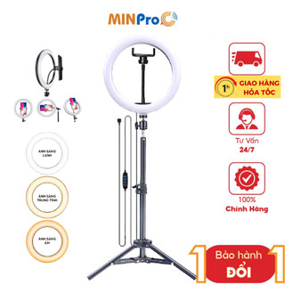 Đèn livestream FULLSIZE siêu sáng, combo bộ cây livestream để bàn kèm kẹp đt chân 2m1, chụp ảnh quay video chuyên nghiệp