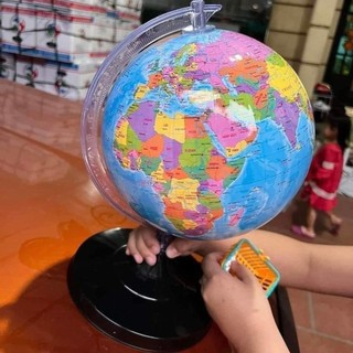 Quả địa cầu xoay size to, quả địa cầu địa lí, quả địa cầu xoay