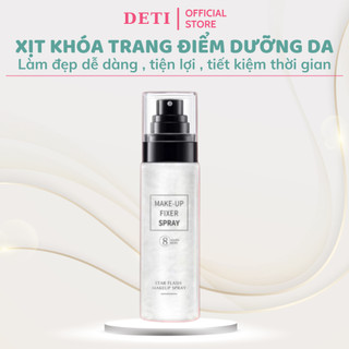 Xịt khóa makeup xịt khóa nền giữ lớp trang điểm makeup fixer spray 100ml lâu trôi dưỡng da xk01 deti shop