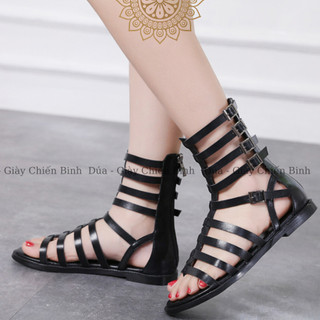 KAILI, Giày Sandal Chiến Binh Cài Khóa Cổ Ngắn Kaili N05