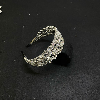 Cài tóc cô dâu,cài ốp đơn giản đi tiệc, bờm cô dâu kết đá phale, phụ kiên tóc handmade Tin Trần