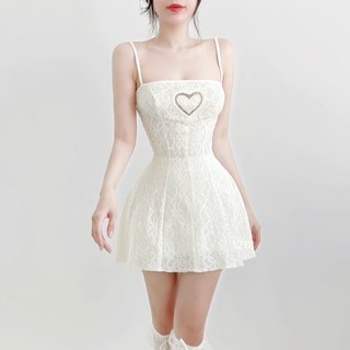 TADstore - Rosalva Dress đầm xoè mini dây chất ren