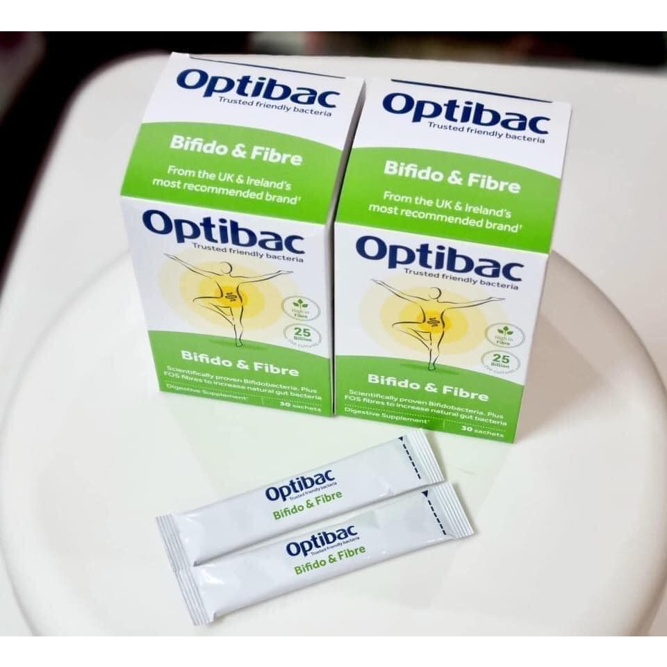 Men visinh Optibac xanh lá 30 gói
