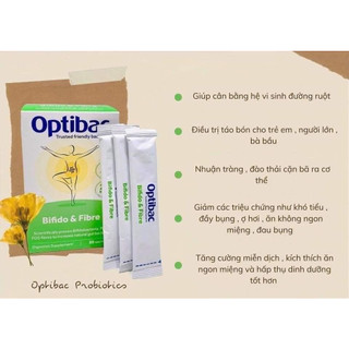 Men visinh Optibac xanh lá 30 gói