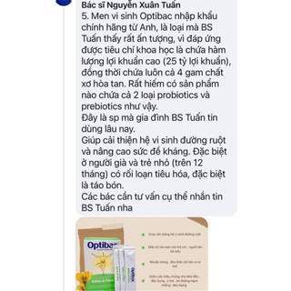 Men visinh Optibac xanh lá 30 gói