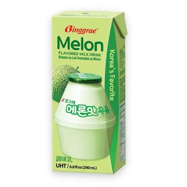 (DATE MỚI NHẤT) Lốc Sữa Dưa lưới Hàn Quốc Binggrae Melon Milk (200ml x 6 hộp)