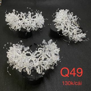 Bờm tóc cô dâu cài tóc ngày cưới nhiều kiểu dáng, phụ kiện tóc handmade, bờm cô dâu