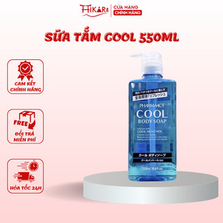 Sữa tắm Kumano Pharmaact Cool Body Soap mát lạnh dành cho nam giới 550ml