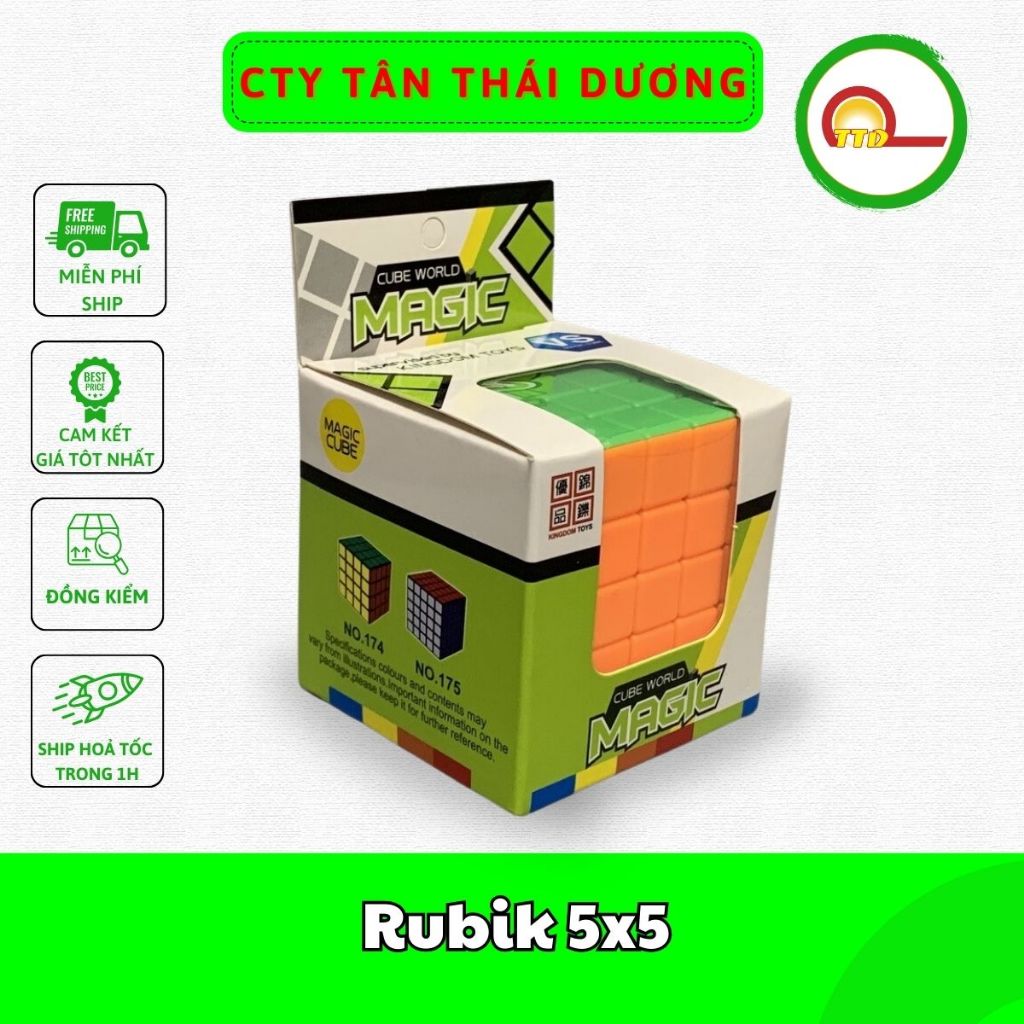 Rubik 5x5 - Rubik 5 Tầng - Khối Lập Phương Rubik Loại Đẹp