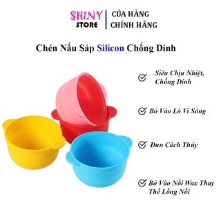 Chén - Lồng Nồi Silicon Nấu Sáp Chống Dính, Chén Nấu Sáp Wax Lông