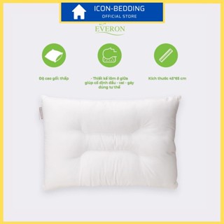 Ruột Gối Nằm Thư Giãn Cổ Everon Micrelax 45*65cm - Hàng Chính Hãng By ICON BEDDING