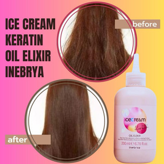 Inebrya keratin elixir oil tinh chất phục hồi tóc 200ml