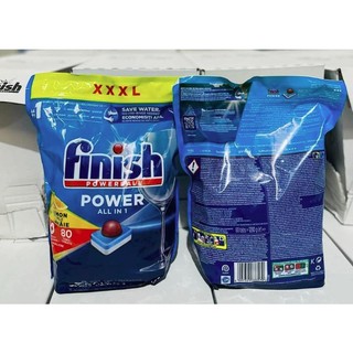 HỘP 80 VIÊN (loại viên lớn) Viên Rửa Bát Finish Nhập Khẩu Đức