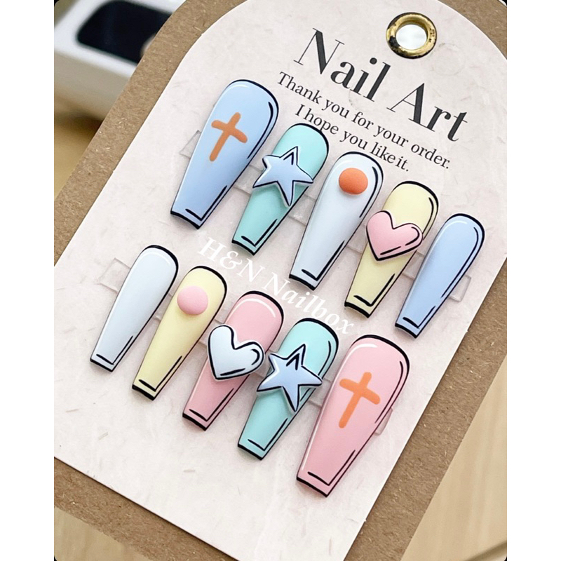 Nailbox thiết kế hoạt hình ( nhắn tin cho shop đo sz)