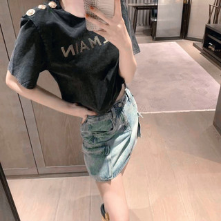 Áo croptop Bal main sieu cap