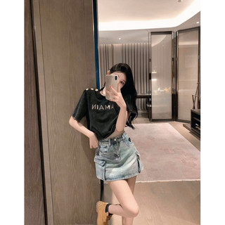 Áo croptop Bal main sieu cap
