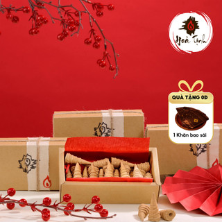 Combo 2 hộp nụ trầm hương tự nhiên hỏa tịnh mùi hương trầm dịu nhẹ giúp bạn thư giãn, giảm căng thẳng