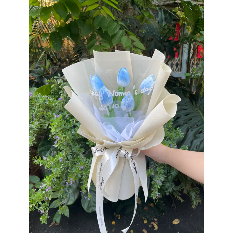 bó hoa tulip 5 bông