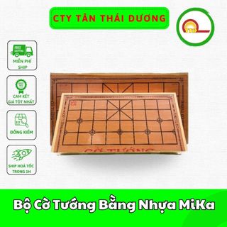 Bộ Cờ Tướng Bằng Nhựa MiKa - Có Kèm Bàn Cờ và Quân Cờ