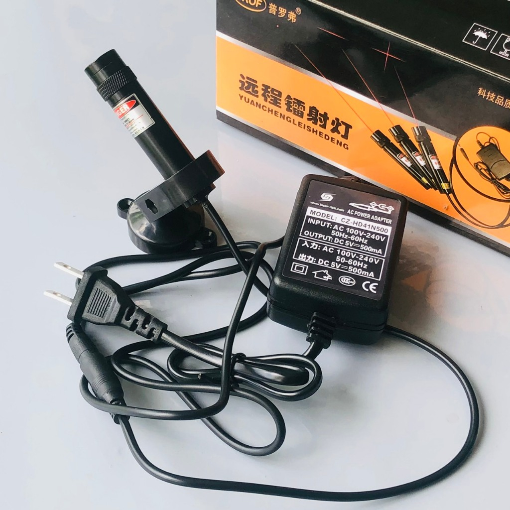 Đèn Laser Dấu Cộng, Dấu Trừ, Tia Sáng Đỏ, Chân Đế Nam Châm, Xoay 360 Độ PROF